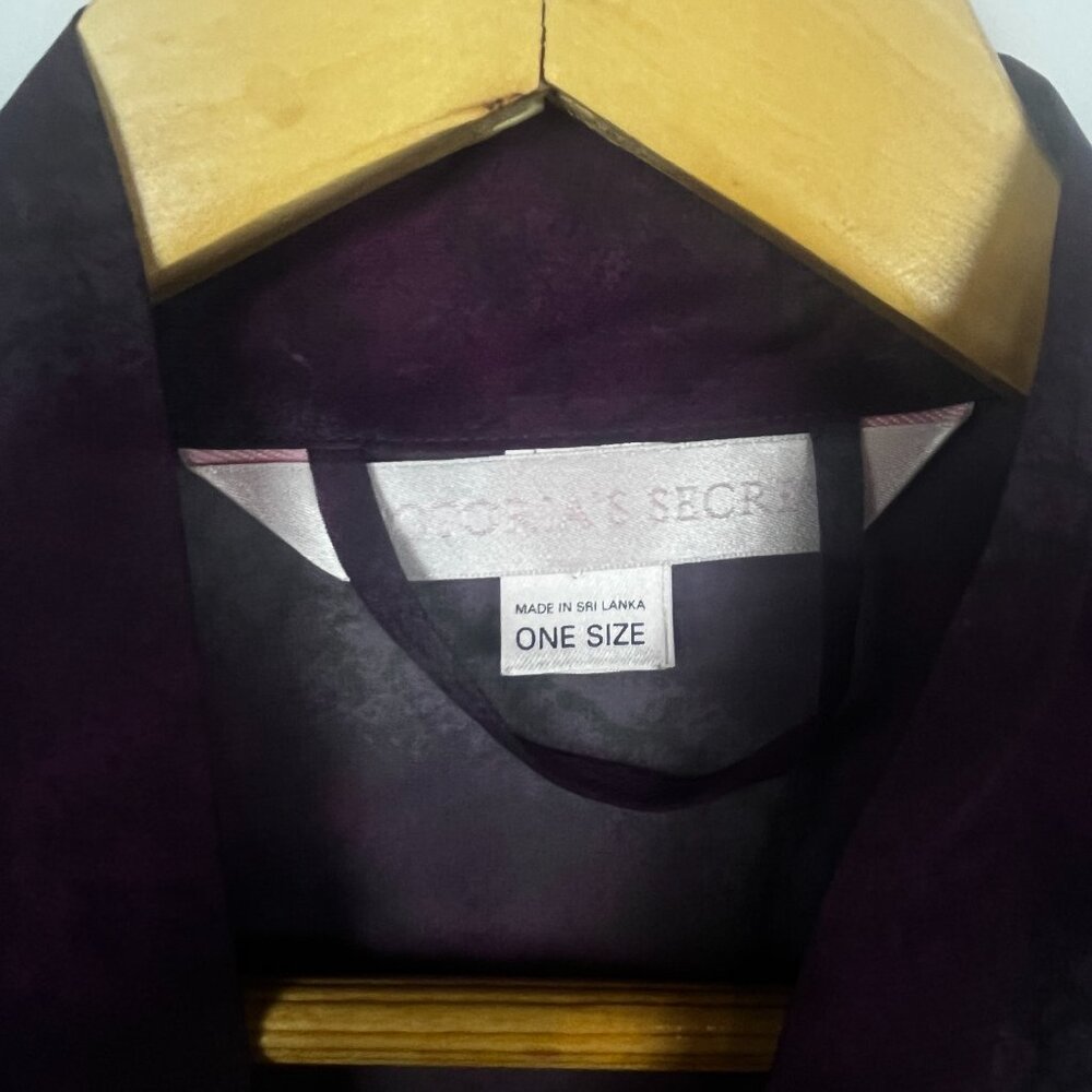 Victoria's Secret Purple Sheer Robe OS - Picture 3 of 5